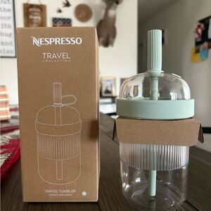 Nespresso Travel Tumbler with Mint Lid